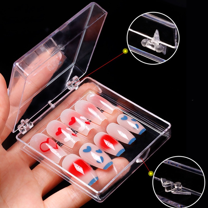 Hộp Đựng Móng Tay Giả Trưng Bày Tiện Lợi Ốp