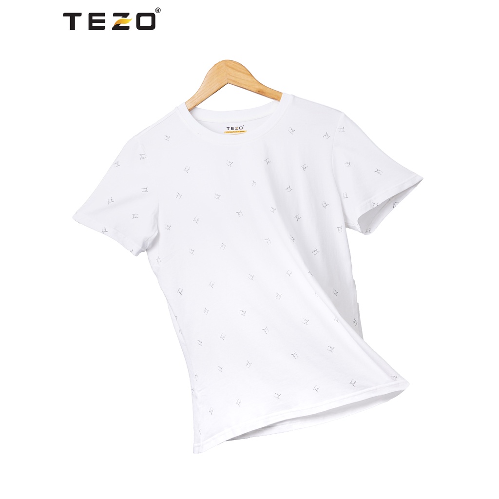 Áo phông nam in tràn hoạ tiết TEZO năng động thoải mái 2204APOH01