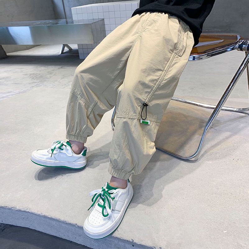 Quần Dài Chống Muỗi Thiết Kế Mỏng Thời Trang Mùa Hè Dành Cho Bé Trai