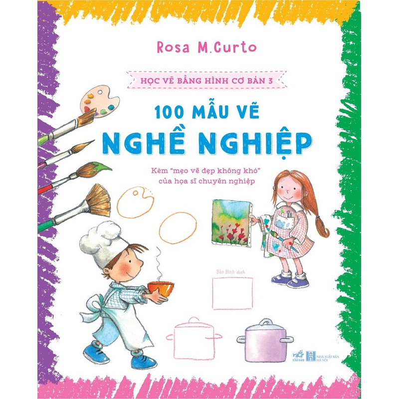 Sách - Học Vẽ Bằng Hình Cơ Bản 3 - 100 Mẫu Vẽ Nghề Nghiệp | BigBuy360 - bigbuy360.vn