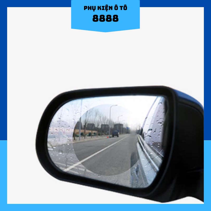 Màng Chống Sương Gương Chiếu Hậu 8888, Hình Tròn/Elip/chữ nhật - Phim Chống Đọng Sương Gương Chiếu Hậu