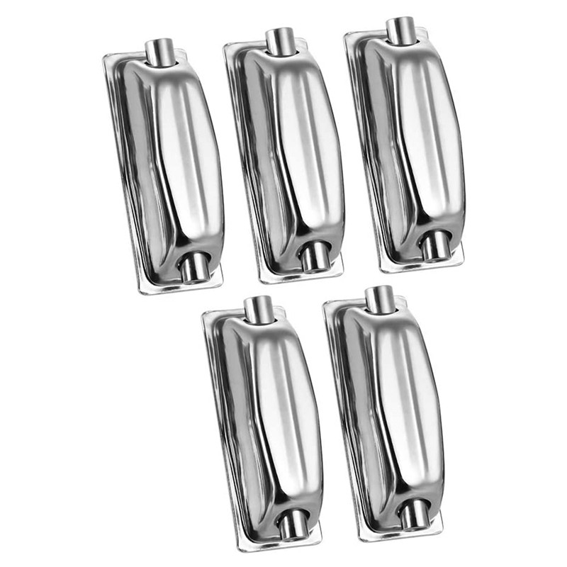 6 Pcs Drum Accessories:5Pcs Double-End Rectangular Snare Drum Lug Hooks Ear Drum Set & 1 Pcs Hi Hat Cymbal Stand Holder