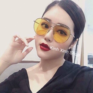 Kính râm màu Mắt tròn unisex đi Ngày và Đêm