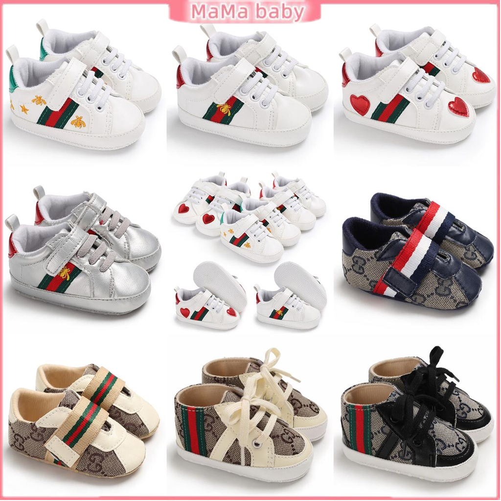 Giày Sneaker Da PU Tập Đi Cho Bé