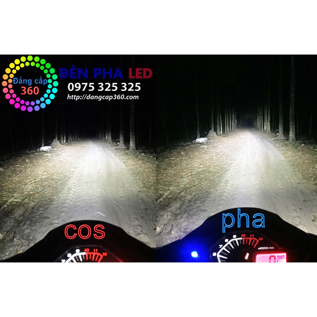 Nâng cấp pha led 2 tầng Winner 150 - OlightVN