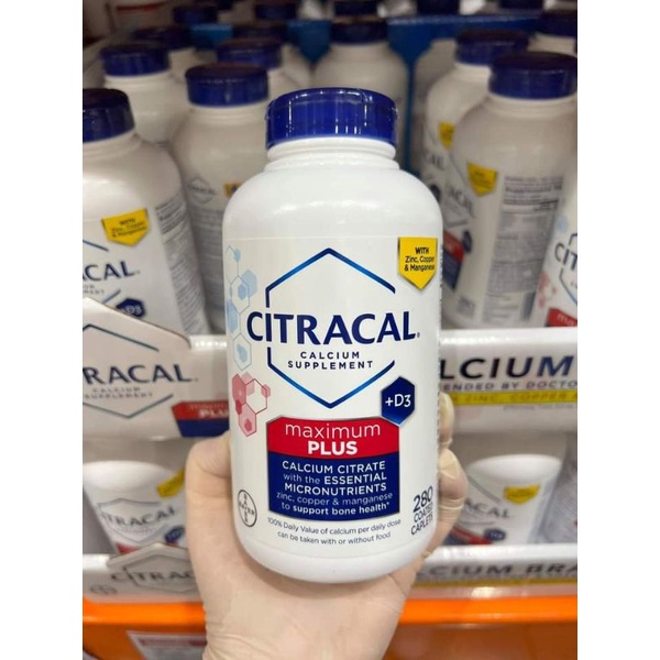 [Date xa] Viên uống bổ sung Canxi Citracal Maximum Calcium Citrate