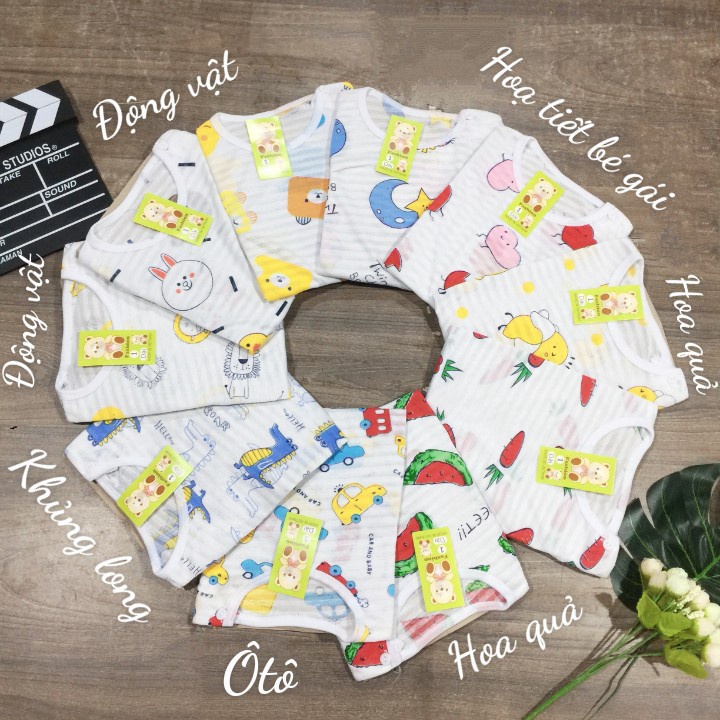 Đồ bộ quần áo dài tay cho bé cotton điều hòa cho bé sơ sinh đến 16kg AM280