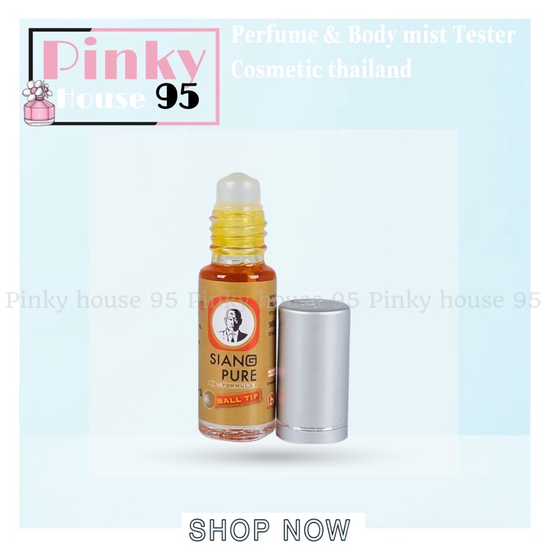 ★Chính Hãng★ Dầu gió lăn Siang Pure Oil Ball Tip ông già Thái Lan 3cc