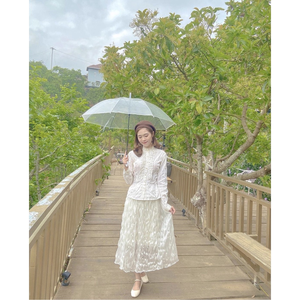 [ Quà tặng là chun buộc tóc ]  Chân váy nhún nhăn siêu xinh 2 lớp- Hàng chất lượng loại 1 | BigBuy360 - bigbuy360.vn