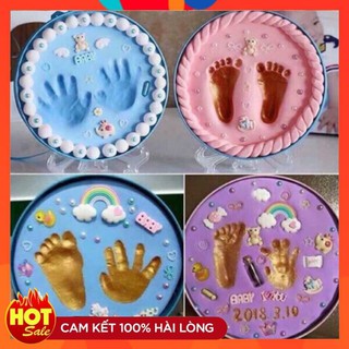 Bộ in dấu chân tay lưu giữ kỷ niệm Baby Hand, Đồ chơi lưu giữ kỷ niệm cho bé - Nino's House