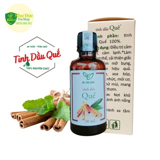 Tinh dầu quế nguyên chất, tinh dầu thiên nhiên thơm phòng khử mùi, diệt côn trùng - 50ml