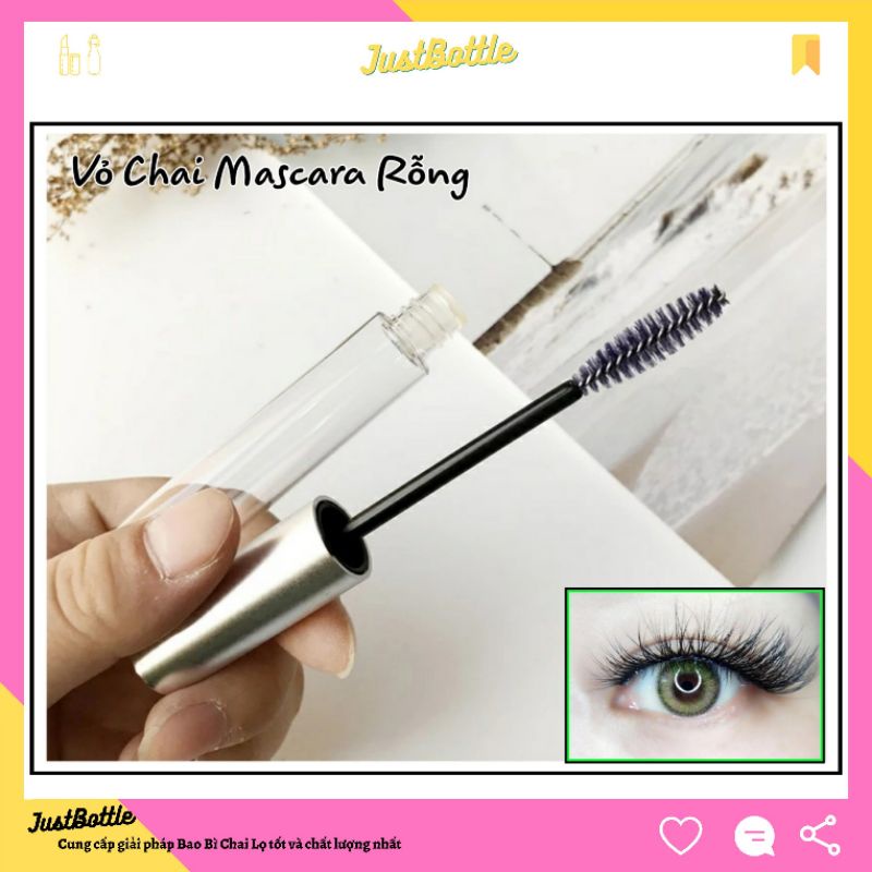 VỎ CHUỐT MI RỖNG bằng nhựa 5ml 8ml 10ml  CHAI LỌ ĐỰNG MASCARA dầu dừa mỹ phẩm dưỡng mi