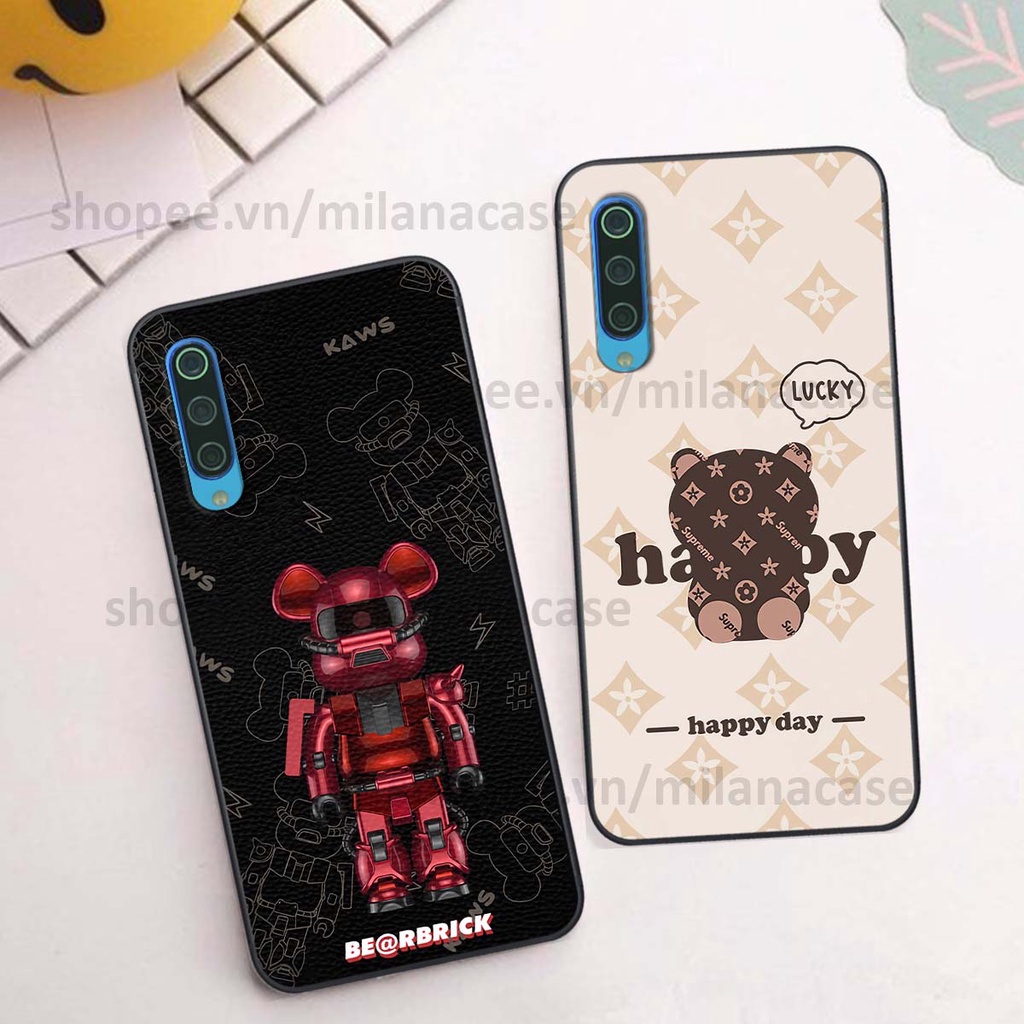 Ốp Xiaomi Mi 9 SE gấu be@rBrick gấu Teddy Kaws siêu đẹp, phong cách, cá tính