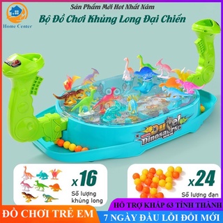 Đồ chơi trẻ em khủng long đại chiến DINO bắn bi vui nhộn, đồ chơi tăng tính tương tác và thúc đẩy sự linh hoạt của trẻ.