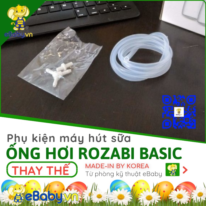 [ROZABI] Dâu ống hơi - Ống khí loại thay thế dùng cho máy hút sữa Rozabi Basic