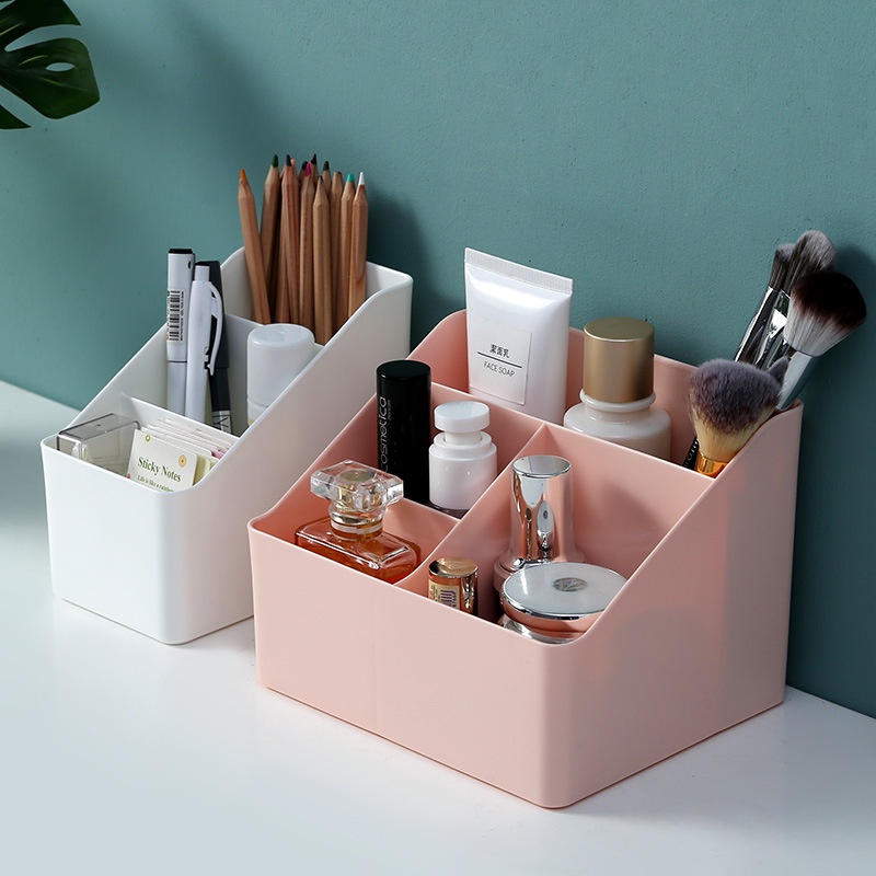 Kệ đựng đồ trang điểm, hộp đựng bút, kệ để mỹ phẩm đa năng LivingC