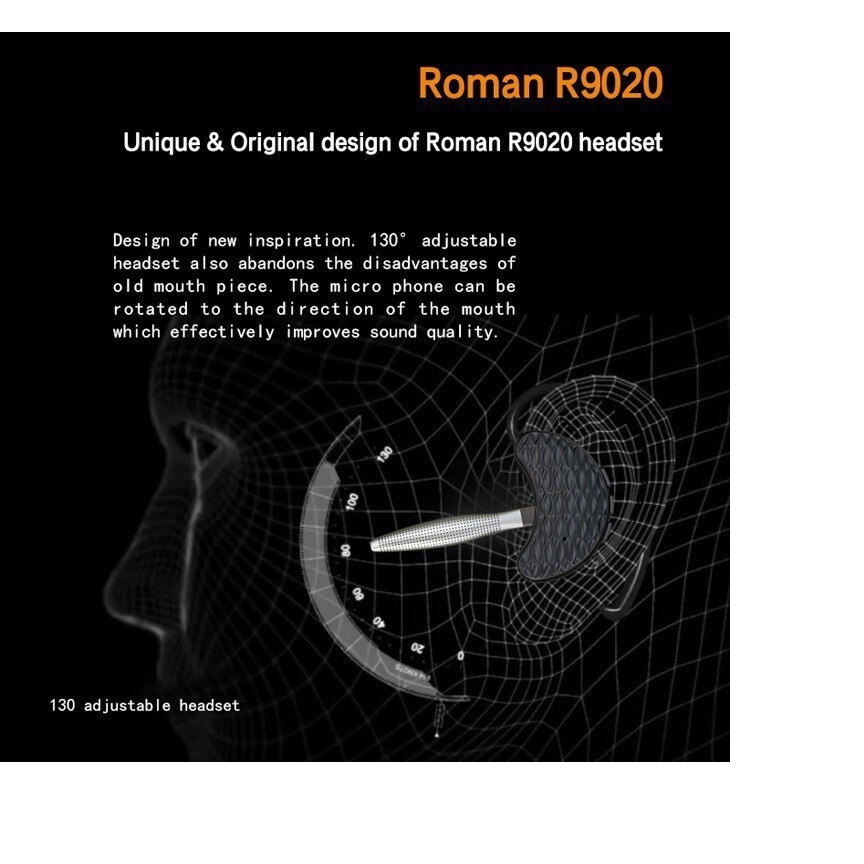 Tai nghe Roman R9020 - Tai nghe Bluetooth Hàng Chính Hãng