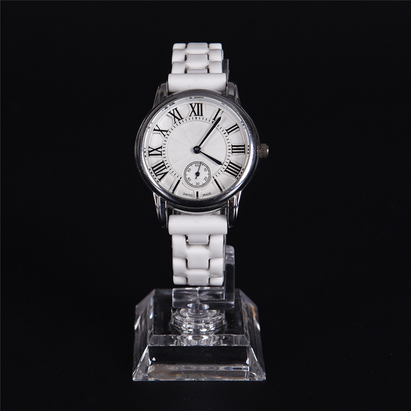 Set 2 Giá Trưng Bày Trang Sức / Đồng Hồ / Vòng Đeo Tay Bằng Acrylic Trong Suốt Có Thể Thá