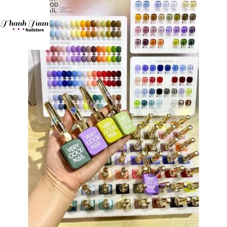 Set sơn gel Very Good Nail 60 màu Chai dài nắp mạ vàng mẫu 2022 - sơn nail cao cấp  - Phụ kiện đồ nail