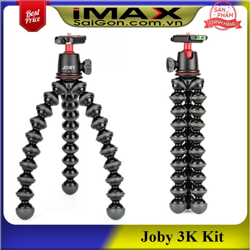 Chân xoắn Joby GorillaPod 3K Kit (có củ)- Chính hãng