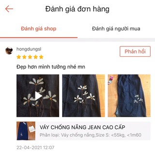 VÁY CHỐNG NẮNG JEAN CAO CẤP