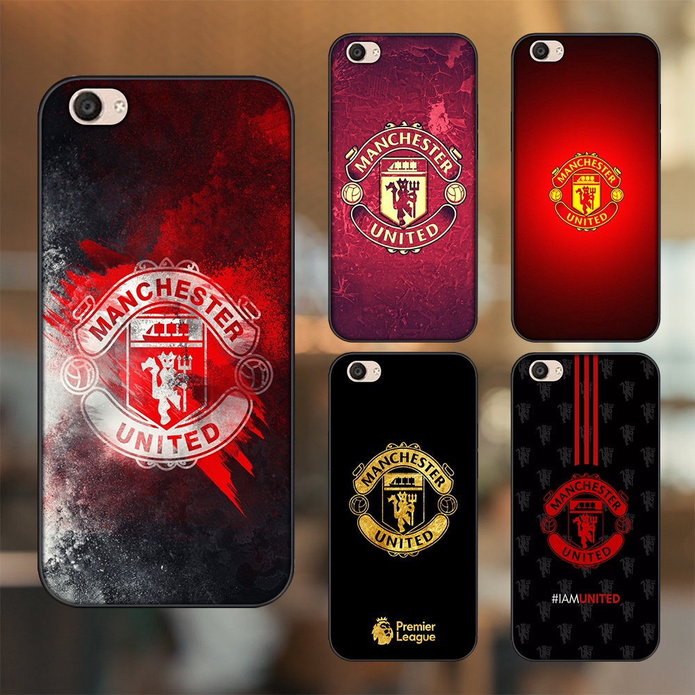 Ốp lưng Vivo V5, V5 Plus viền đen in hình MU Manchester United