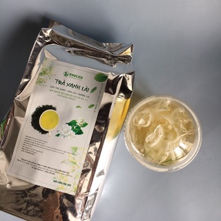 Trà xanh nhài pha trà sữa, trà chanh