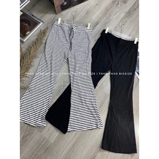 [MÚP BIGSIZE 60-100KG] Quần ống loe thun bozip