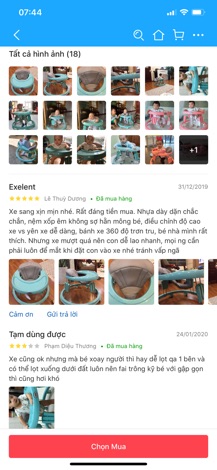 Xe tập đi cao cấp (sẵn hàng)
