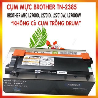 Cụm mực của hộp mực máy in brother mfc l2700d, l2701d, l2701dw, l2700dw tn 2385 mới 100%, có mực.