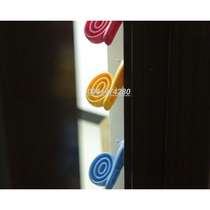 Bộ 3 khóa chặn cửa ốc sên chống kẹp tay cho bé