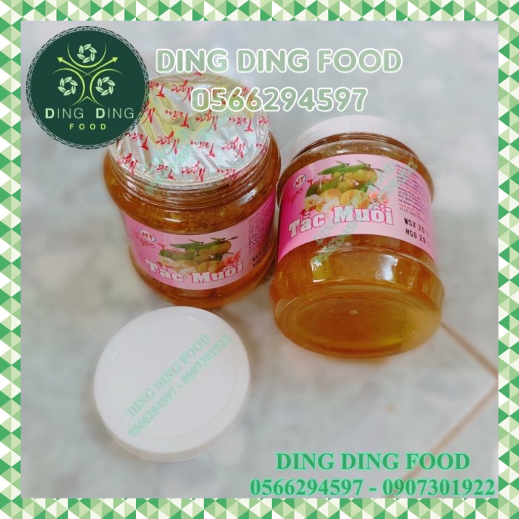 Date 2024 - Tắc Muối Sợi Ngọc Trân , Nguyên Liệu Pha Chế, Ăn Vặt, DING DING FOOD
