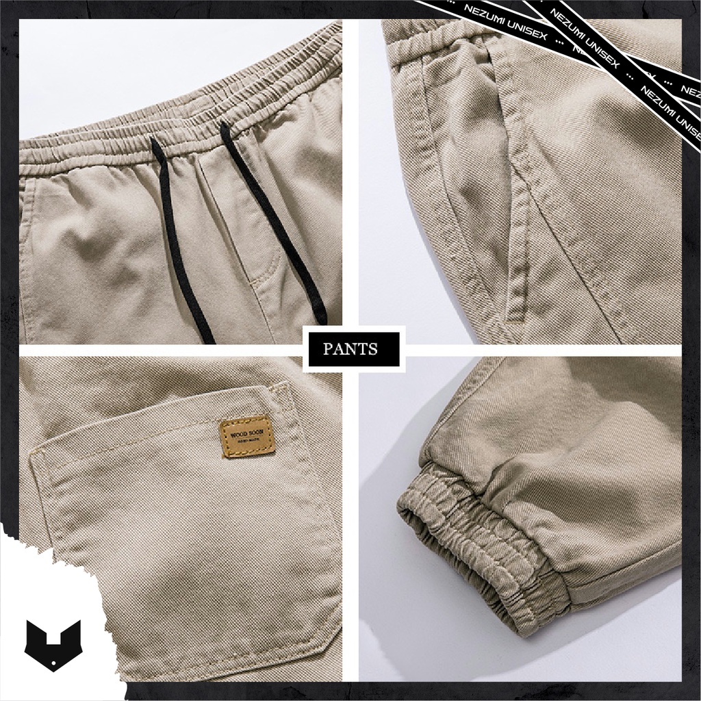 Quần jogger unisex nam nữ boxpant, túi hộp  tập gym, hiphop đường phố