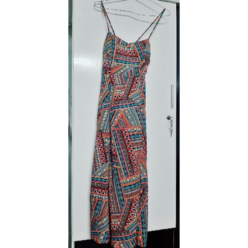 Váy maxi họa tiết thổ cẩm