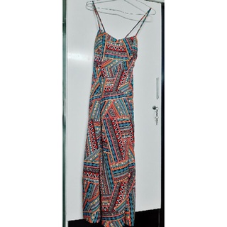 Váy maxi họa tiết thổ cẩm