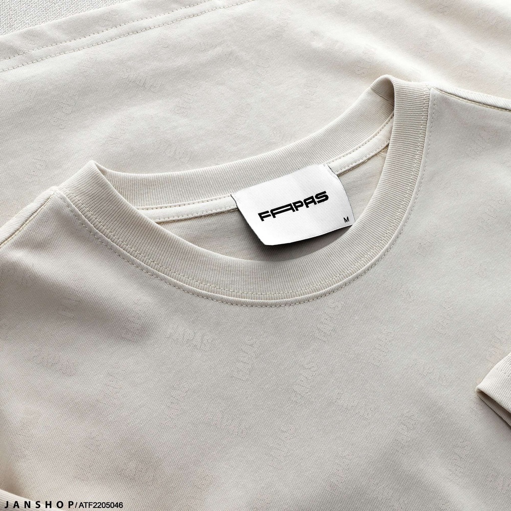 Áo Thun In Logo Chìm Với 3 Gam Màu Trắng Đen Be Dành Cho Các Bạn Nam Thích Sự Đơn Giản Nhưng Không Đơn Điệu