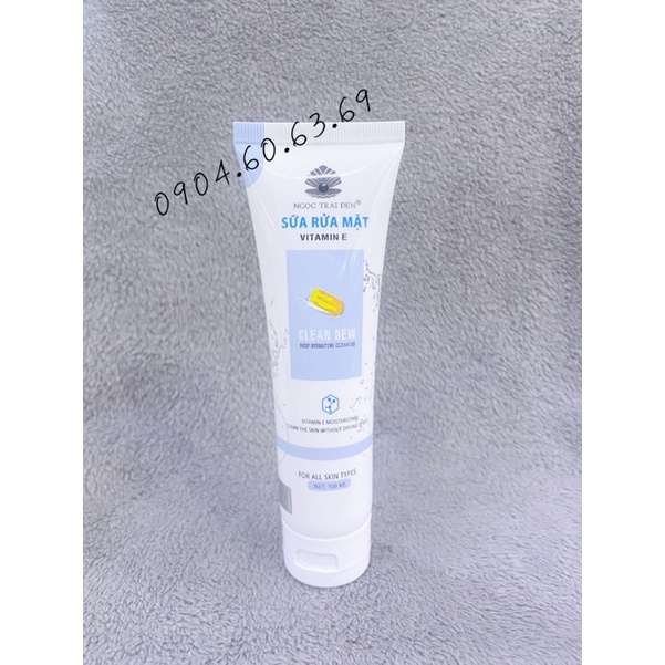 Sữa Rửa Mặt NGỌC TRAI ĐEN 100ml Vitamin E