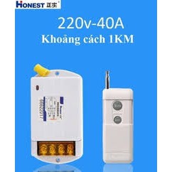 Công tắc điều khiển từ xa 1000m công suất lớn Honest HT-6220KGD-điều khiển bật tắt khoảng cách 1km