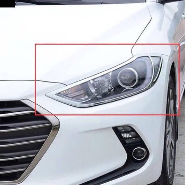 Ốp viền đèn Pha/Hậu xe Elantra 2015-2018