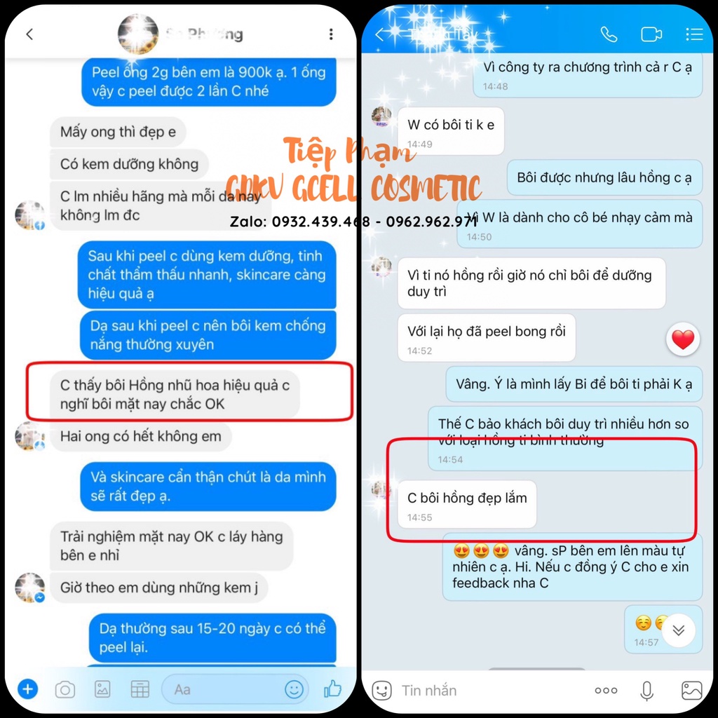 Combo Thu hẹp Bikini YZONE CLEASER 15 viên và Kem Hồng Nhũ Bi 5ml XXVIRGIN N