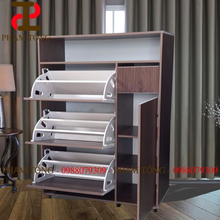 Tủ giày thông minh vân gỗ  Miễn phí giao hàng