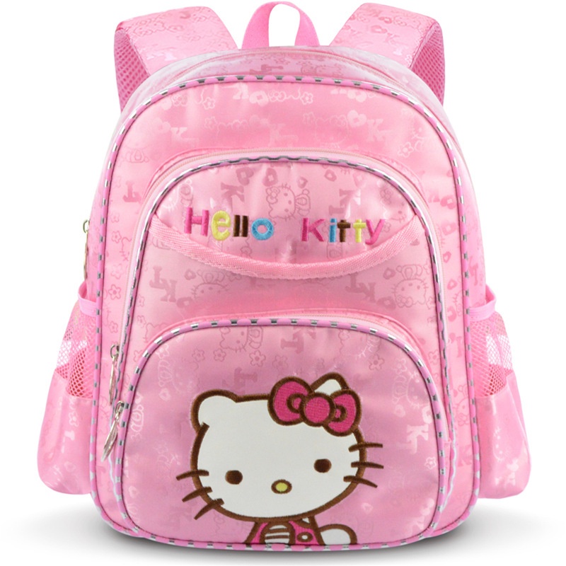 Ba Lô Đi Học/Du Lịch Cỡ Lớn In Hình Hello Kitty Doraemon Dễ Thương Cho Bé Trai Và Bé Gái