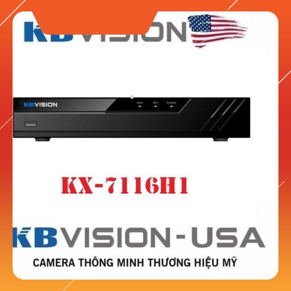 [Mã ELHAMS5 giảm 6% đơn 300K] Camera {Giá sốc} Đầu ghi hình 16 kênh 5 in 1 KBVISION KX-7116H1 ... ! .