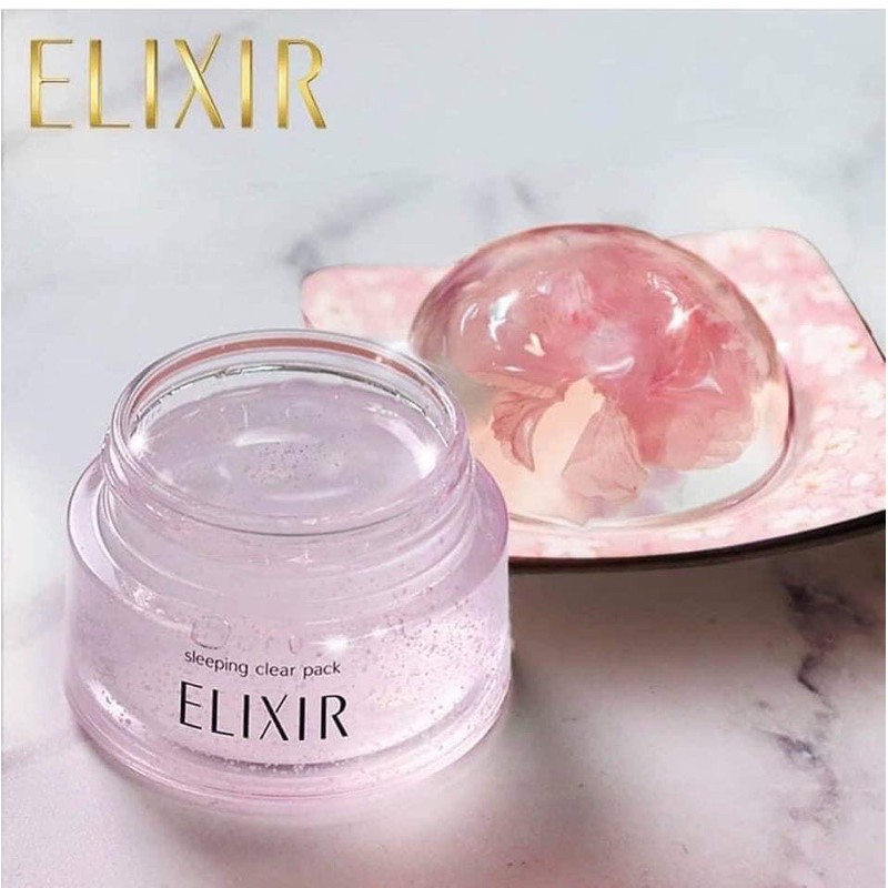 Mặt nạ ngủ Shiseido Elixir Revitalizing Care Sleeping Gel Pack 105g