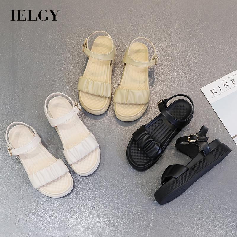 Giày sandal IELGY tăng chiều cao phong cách Hàn Quốc thoải mái cho nữ
