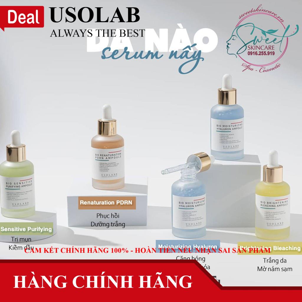 Serum trắng da, mờ nám, thu nhỏ lỗ chân lông Brightening Bleaching Ampoule Usolab