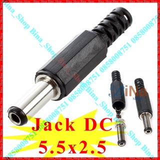 Jack dc đực 5.5x2.1 loại tốt 1
