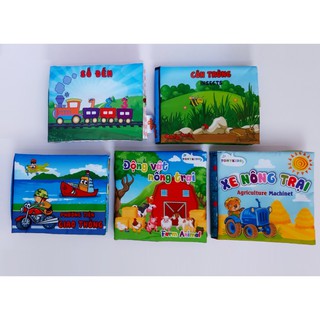 Sách vải cho bé nhiều chủ đề thương hiệu Pipovietnam và TONYKIDS