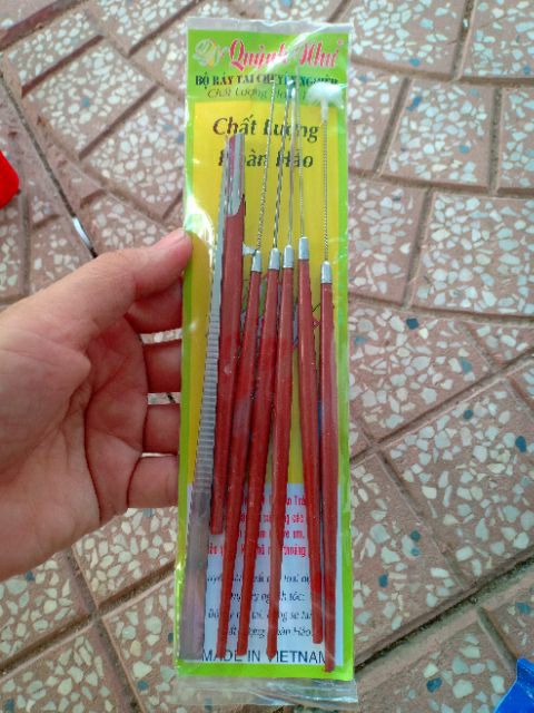 Bộ dụng cụ lấy ráy tai 7 món.