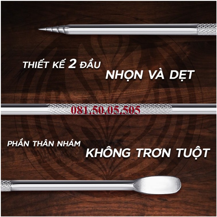 Bút vẽ latte art chất liệu inox tô điểm nghệ thuật cho ly cà phê -Thiết bị trà chanh